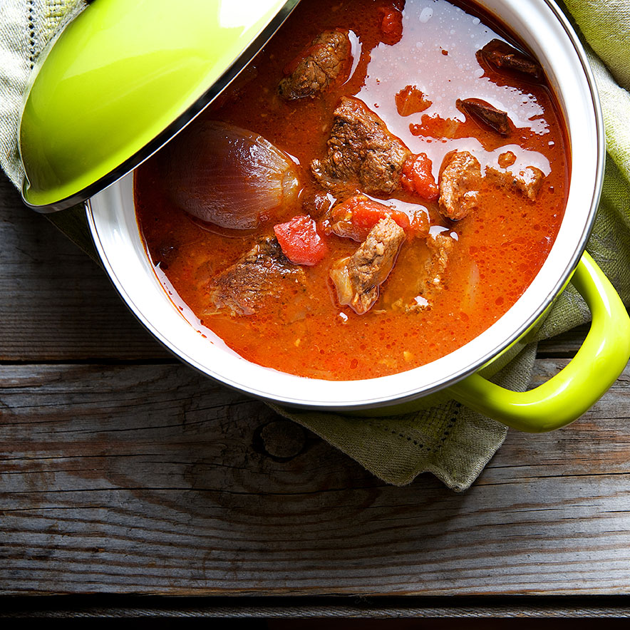 Umami Booster infused Beef stew with vegetables