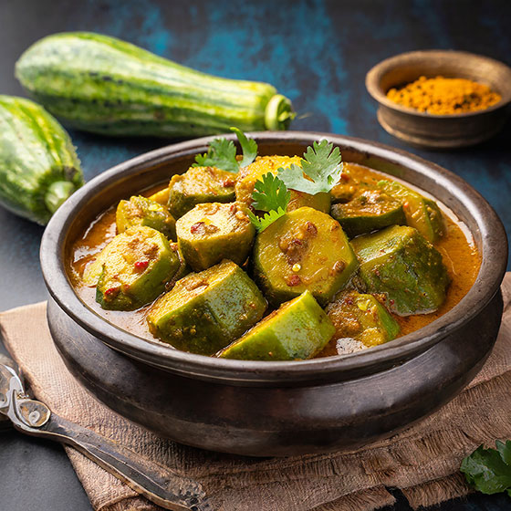 Bottle gourd vegetable curry with Umami Booster